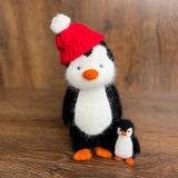 Baby Penguin Knitted Toys, Newborn Penguin Photo Props, Penguin Newborn Photography props, Newborn Penguin Toys, Newborn Coming Home Outfit