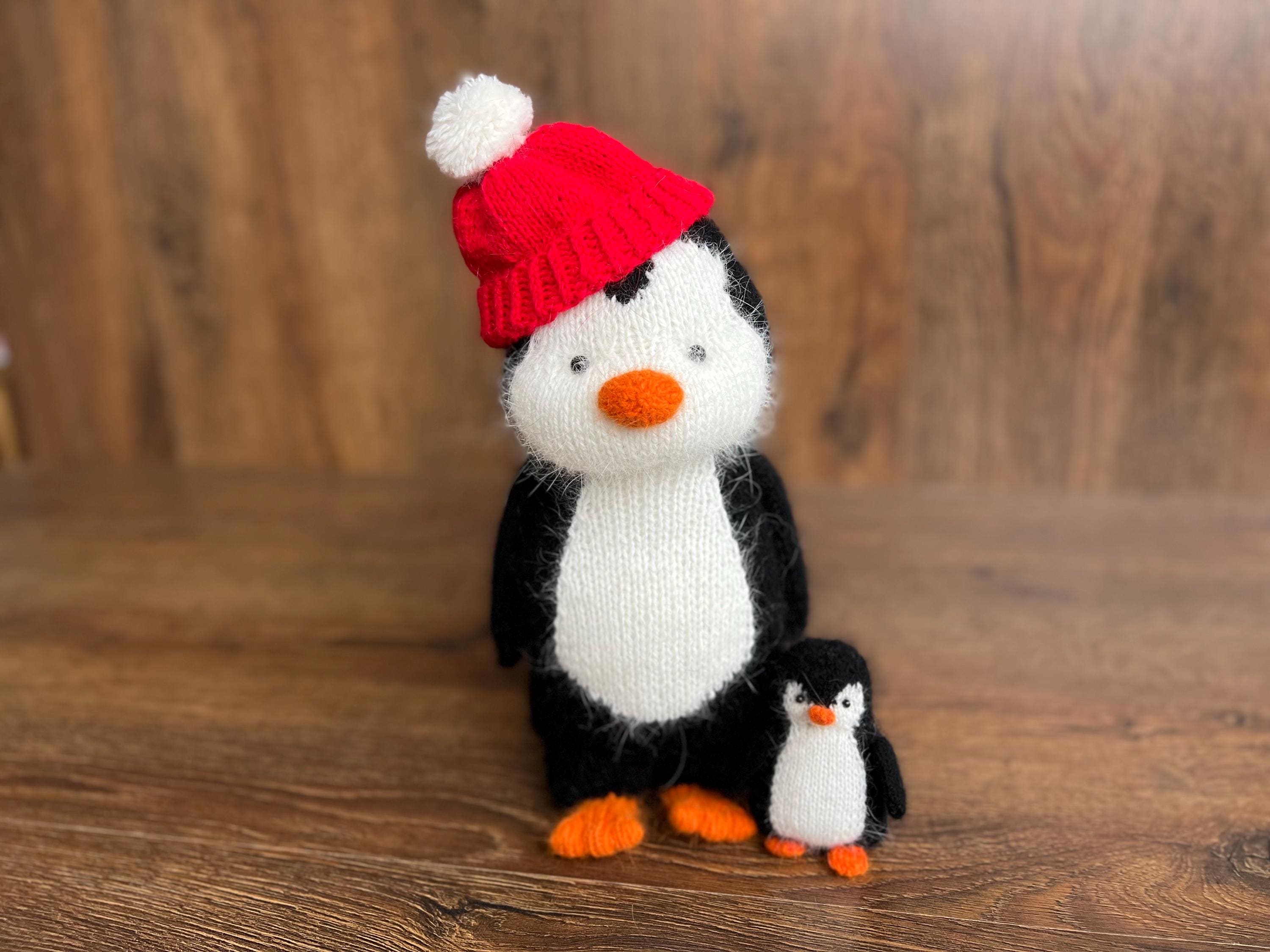 Baby Penguin Knitted Toys, Newborn Penguin Photo Props, Penguin Newborn Photography props, Newborn Penguin Toys, Newborn Coming Home Outfit
