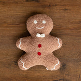 Christmas Gingerbread Pillow Decor, Plush Gingerbread Man Pillow for Christmas Newborn Photography props, Newborn Gingerbread Man Photo Prop