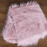 Rose Flokati Newborn Photography Props Set for Girl, Newborn Posing Fabric Wrap, Newborn Layering Photo Props, Newborn Posing Pillow Props