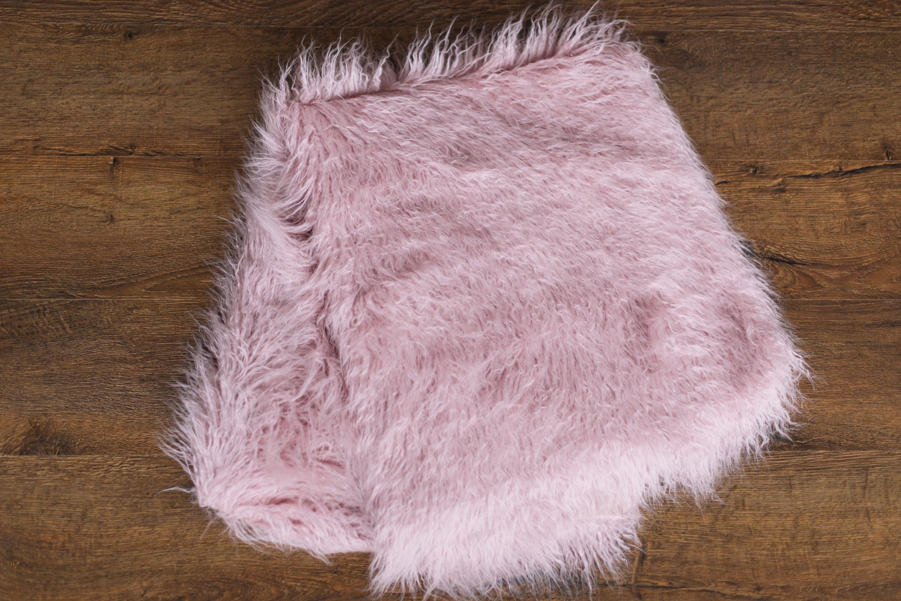 Rose Flokati Newborn Photography Props Set for Girl, Newborn Posing Fabric Wrap, Newborn Layering Photo Props, Newborn Posing Pillow Props