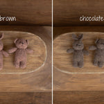 Knitted Newborn Teddy Bear and Bunny Toy for Photography, Newborn Crochet Rabbit Toy, Newborn Photography props, Easter bunny knitted toy