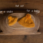 Boucle Snake Toy, Newborn Knitted Snake Toy, Baby Posing Pillow Snake, Newborn Photography Prop, Boucle Stuffed Toy Snake,Newborn Snake Prop