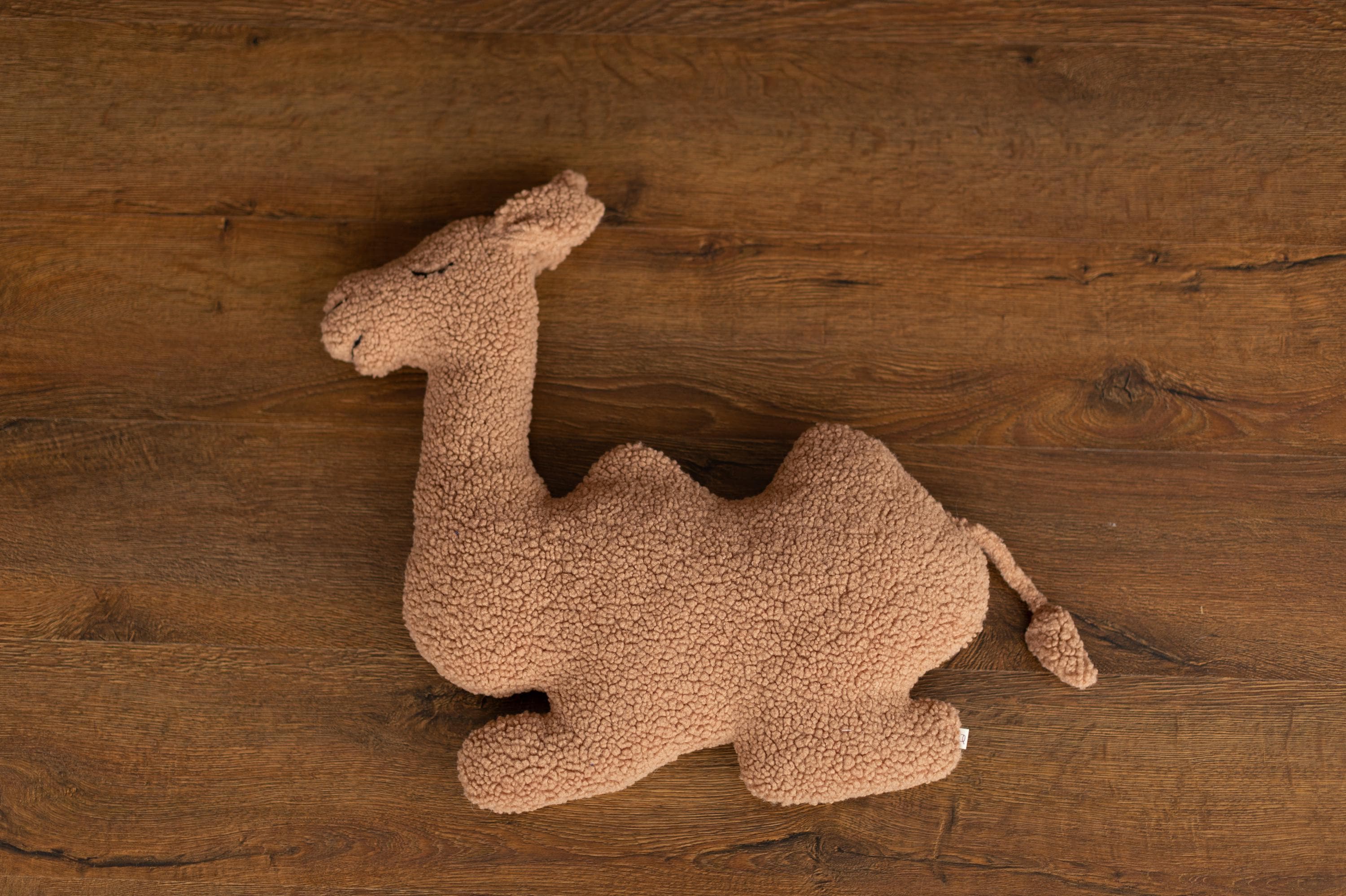 Camel Posing Pillow Toy for Newborn Photography or Nursery Decor