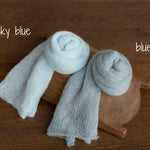 Newborn Knitted Wrap, Newborn Mohair Wrap, Newborn photo props, Newborn Stretch Wrap, Stretch Knit Wraps for Newborn photography Props