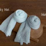 Newborn Knitted Wrap, Newborn Mohair Wrap, Newborn photo props, Newborn Stretch Wrap, Stretch Knit Wraps for Newborn photography Props