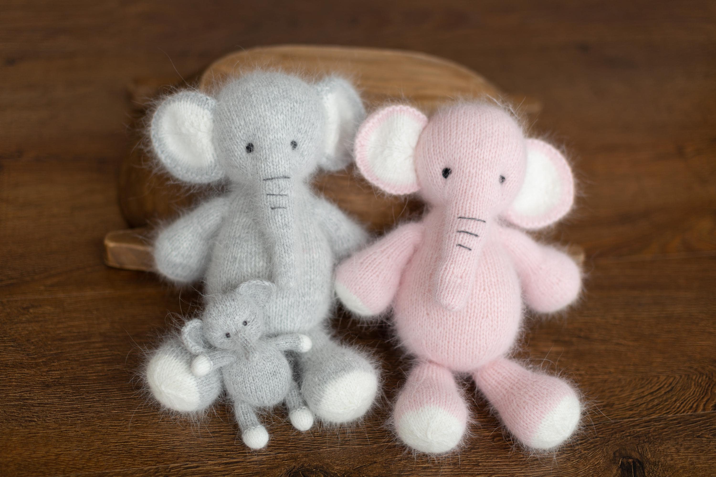 Newborn Elephant Toy for Birthday Gift, Elephant Photo Props, Elephant Crochet Toy, Newborn Photography Props, New Baby Gift Elephant Toy