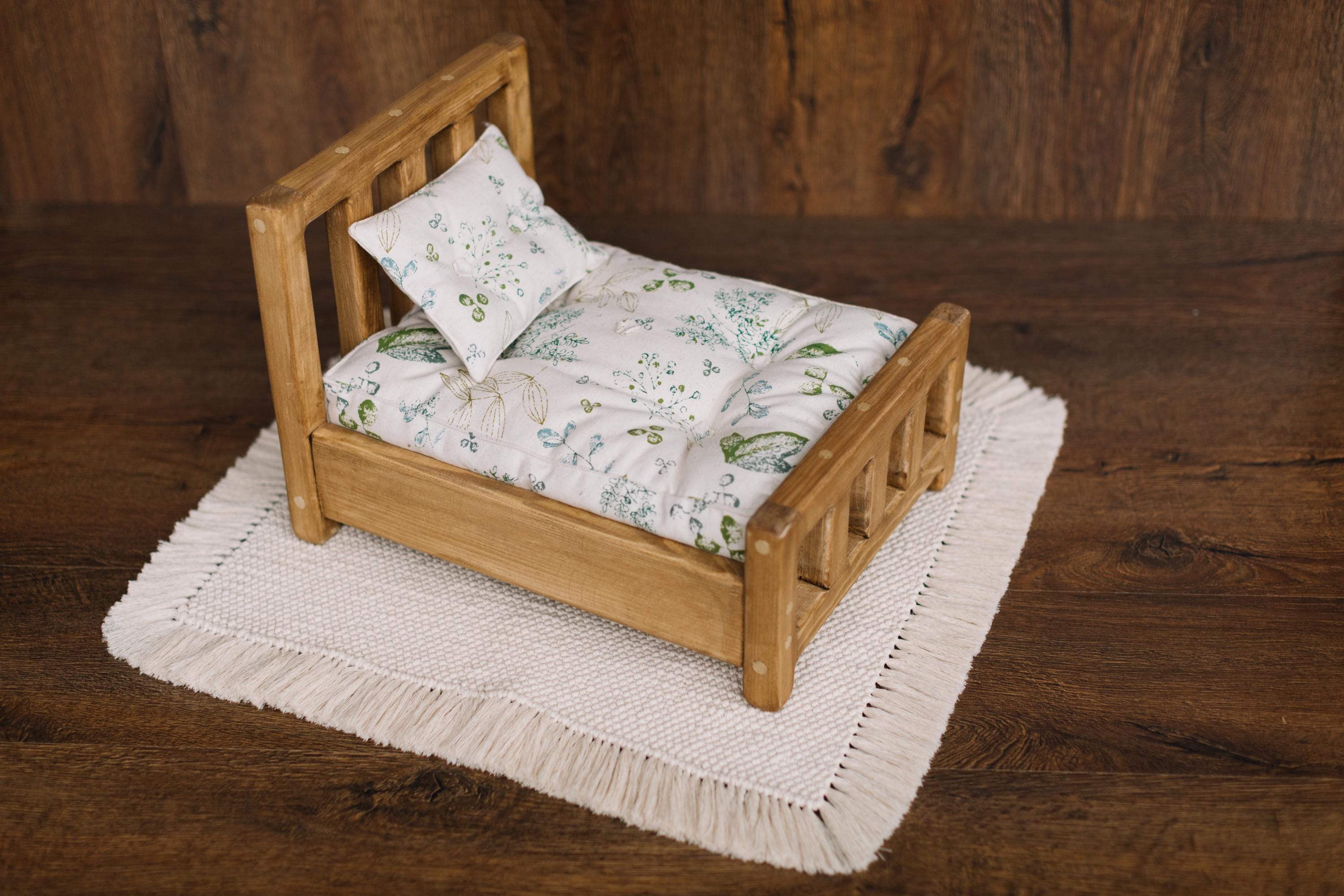 Handcrafted macrame layer in boho and rustic style — versatile newborn photography prop or decorative home accent, perfect as a blanket, basket layer, or textured photo backdrop.