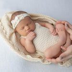 Natural Newborn Crochet Romper and Bonnet Set, Newborn Knitted Outfit, Newborn Knitted Blanket, Newborn Photography props, Baby Girl Romper