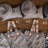 Newborn Boy Outfit, Boy Newsboy Hat Newborn, Newborn Coming Home Outfit Boy, Newborn Photography Props, Baby Newsboy Cap Newborn Overall Boy