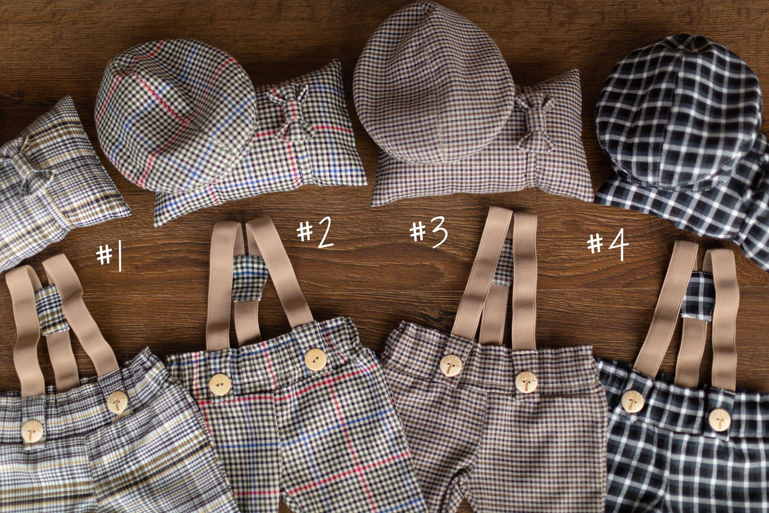 Newborn Boy Outfit, Boy Newsboy Hat Newborn, Newborn Coming Home Outfit Boy, Newborn Photography Props, Baby Newsboy Cap Newborn Overall Boy