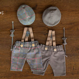 Newborn Boy Outfit, Boy Newsboy Hat Newborn, Newborn Coming Home Outfit Boy, Newborn Photography Props, Baby Newsboy Cap Newborn Overall Boy
