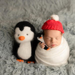 Baby Penguin Knitted Toys, Newborn Penguin Photo Props, Penguin Newborn Photography props, Newborn Penguin Toys, Newborn Coming Home Outfit