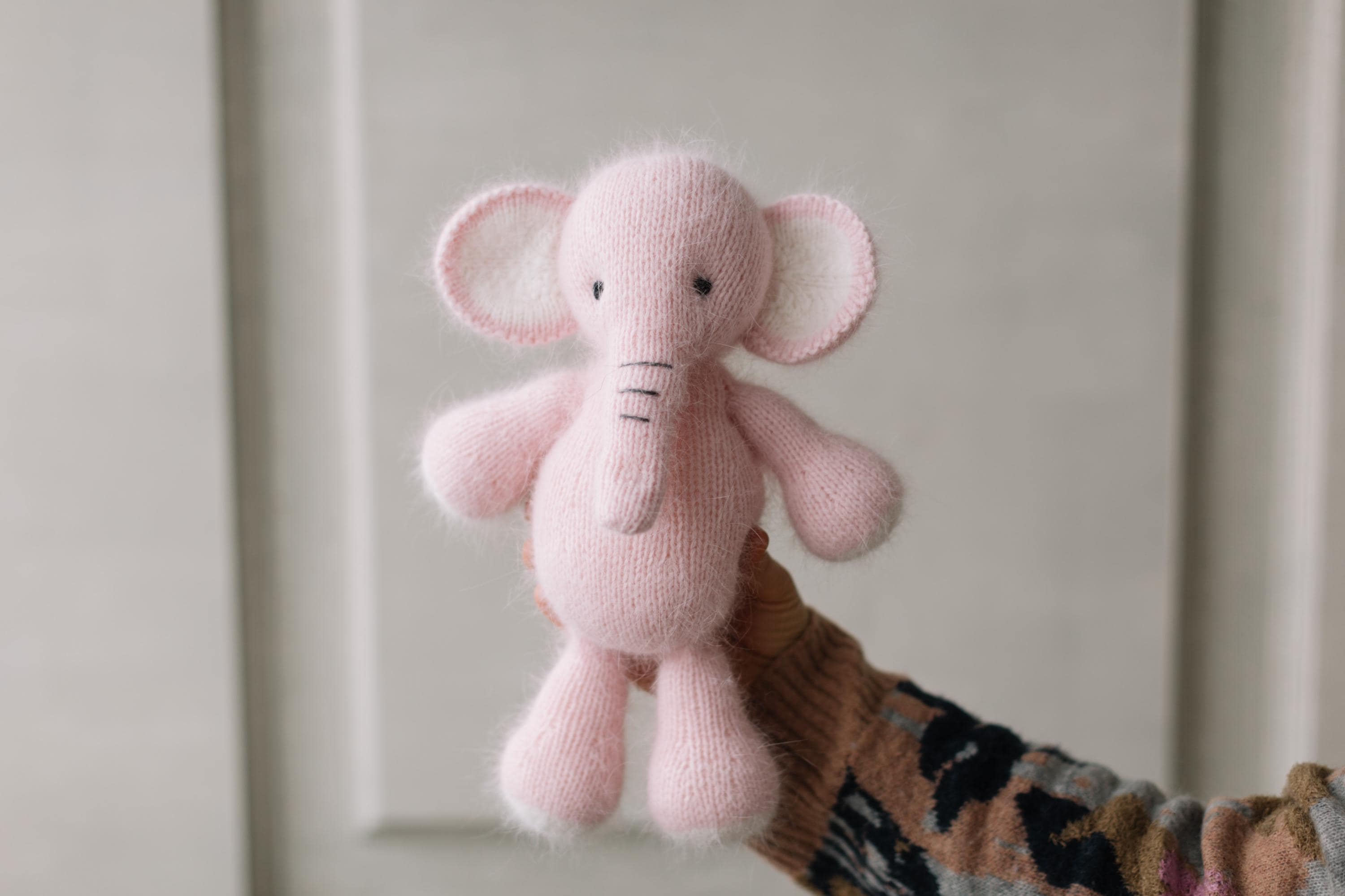 Newborn Elephant Toy for Birthday Gift, Elephant Photo Props, Elephant Crochet Toy, Newborn Photography Props, New Baby Gift Elephant Toy