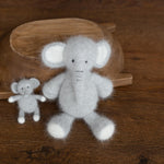 Newborn Elephant Toy for Birthday Gift, Elephant Photo Props, Elephant Crochet Toy, Newborn Photography Props, New Baby Gift Elephant Toy