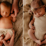 Natural Newborn Crochet Romper and Bonnet Set, Newborn Knitted Outfit, Newborn Knitted Blanket, Newborn Photography props, Baby Girl Romper