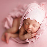 Newborn Photo Wrap with Newborn Sleep Hat, Newborn Stretch Wrap for Photography, Newborn photography props, Newborn Posing Fabric