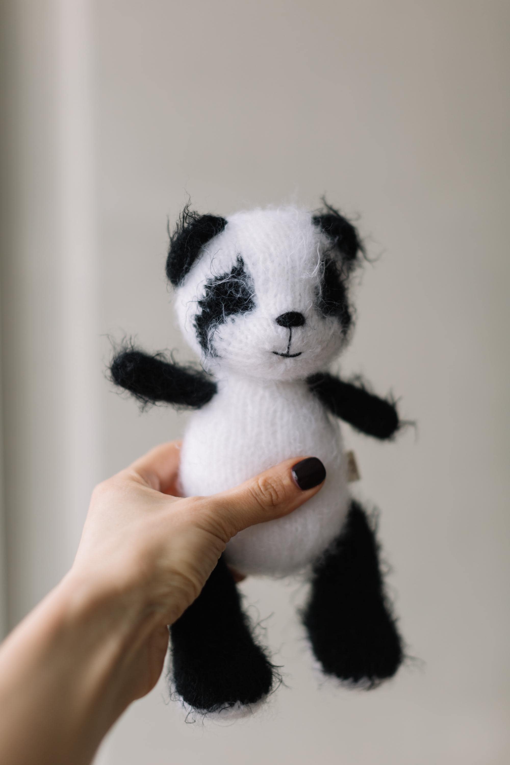 Newborn Knitted Animal Photography Toys, Newborn Knit Bunny Toy, Baby Bear Toy, Newborn Photography Prop, Knit Newborn Teddy Bear Panda Toy