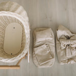 Wicker Doll Stroller for Newborn Photography Prop, Birthday Gift for Kids for Nursery Decor or Baby Shower Decor, Baby Buggy for Toy Storage