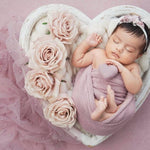 Pearl Bead Tulle Fabric for Newborn Photography Props, Newborn Wrap Pearl Beading Tulle Lace Fabric, Newborn Posing Fabric,Newborn Lace Wrap