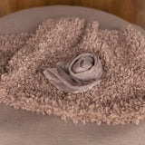 Mulberry Newborn Photography Props Set, Newborn Posing Fabric Backdrop, Newborn Fabric Photo Prop, Newborn Faux Fur Lamb Layer, Newborn Wrap