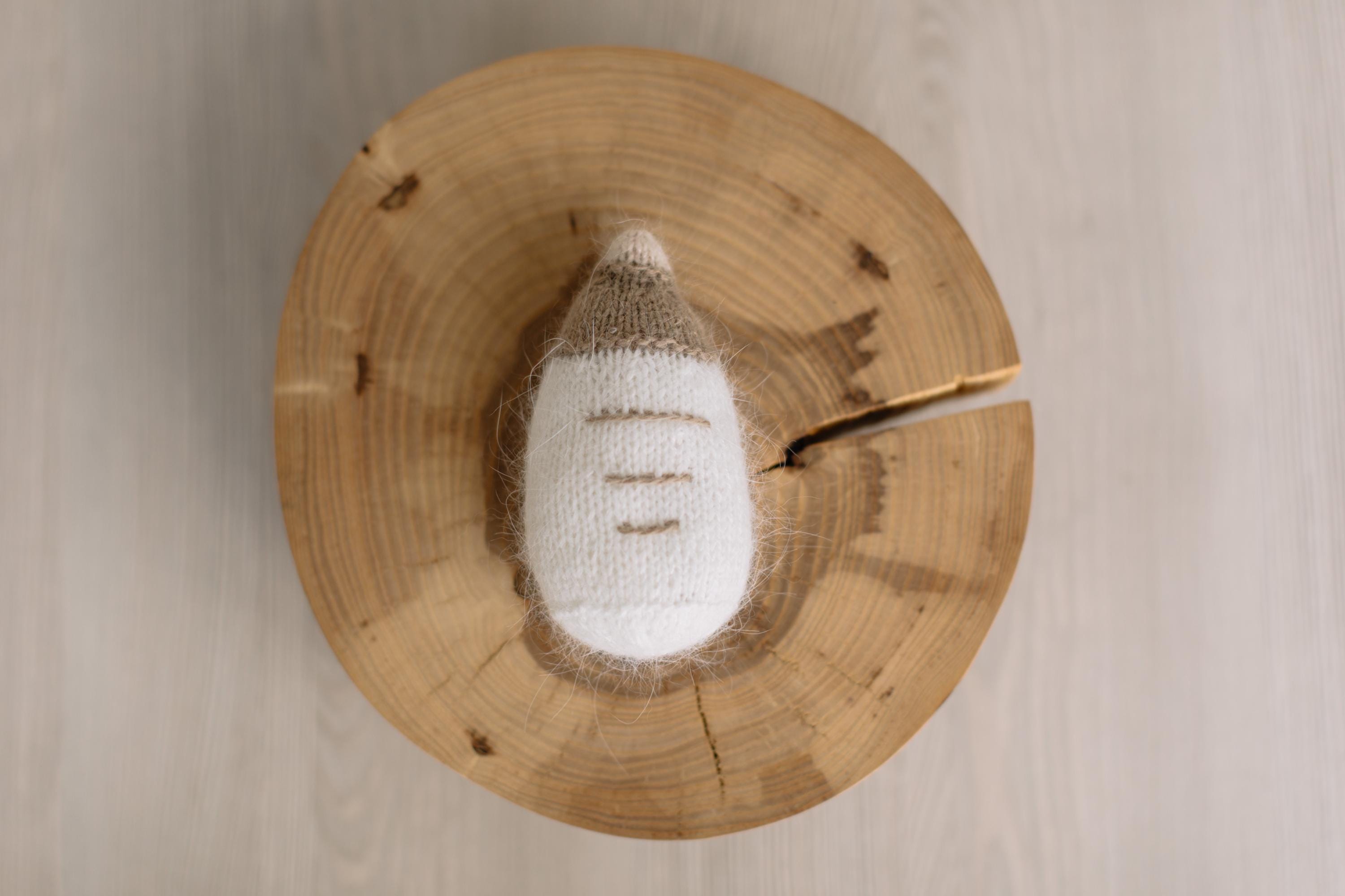 Newborn Milk Bottle Photo Props, Newborn Photography Props, Baby Milk Bottle Toy for Photography, Newborn Knit Photo Props, Baby Bottle Toy