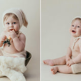 Angora Wool Knitted Baby Shorts with Bunny Tail – Newborn Rabbit Outfit Prop