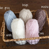 Handmade Boucle Teddy Bears for newborn photography props