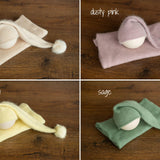 Newborn Sleep Hat and Wrap Sets, Newborn Knit Wrap, Newborn Photography Props, Newborn Knitted Photo Props, Newborn Coming Home Outfit Boy