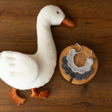 Newborn Goose Posing Toy, Newborn Animal Posing Pillow for Newborn Photography prop, Newborn Stuffed Animal Pillow, Baby Goose Pillow Toy