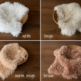 Fluffy Knitted Blanket for Newborn Photography Props, Knit Chunky Blanket Newborn, Newborn Knit Blanket, Newborn props for photography