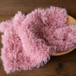 Fluffy Knitted Blanket for Newborn Photography Props, Knit Chunky Blanket Newborn, Newborn Knit Blanket, Newborn props for photography