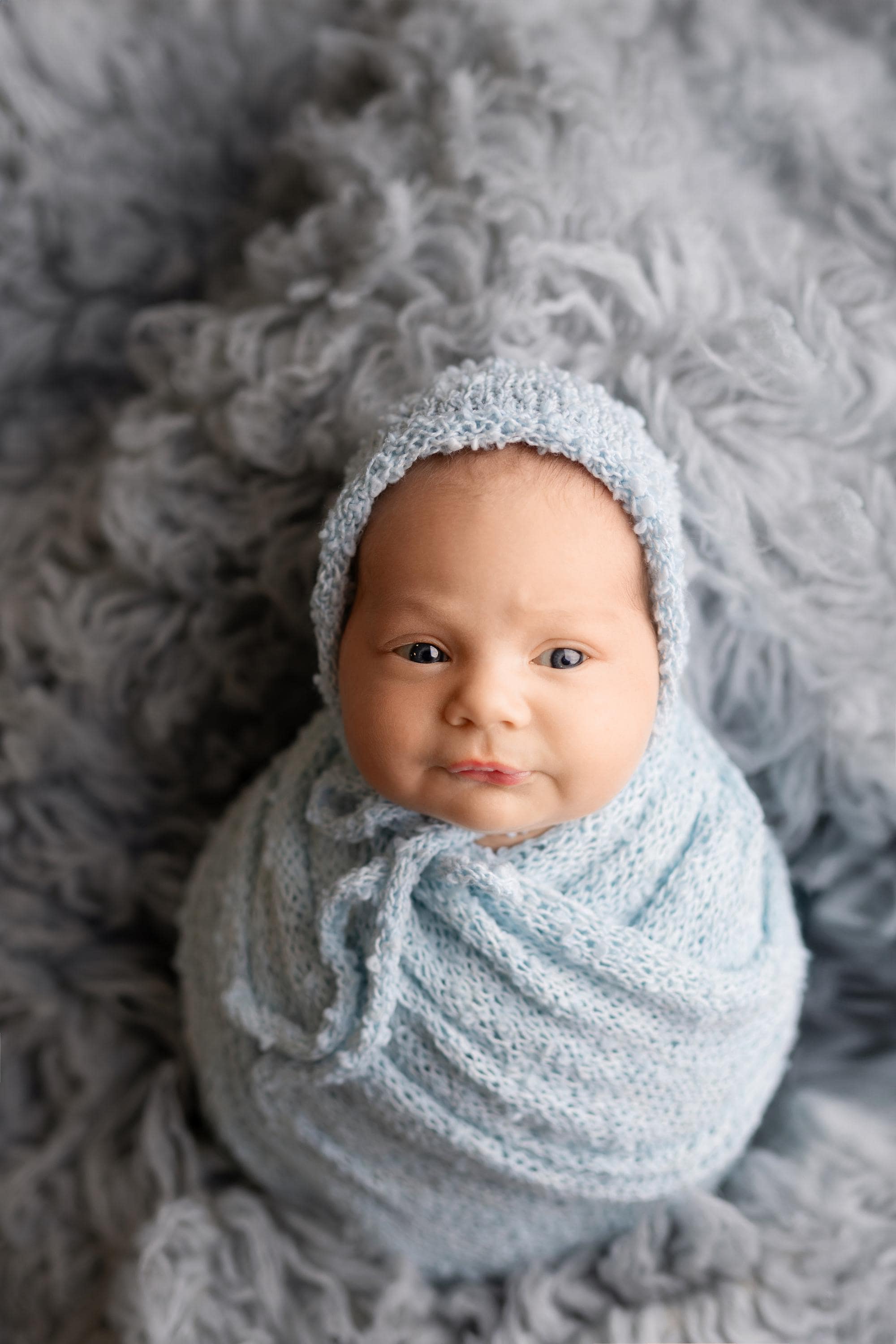 Newborn Bonnet and Wrap, Newborn Wraps for Photography Props, Newborn Boucle Blanket, Newborn Photo Outfit, Newborn Props for Photography