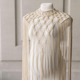 Festival Macrame Dress in Boho Style, Boho Macrame Festival Outfit Dress for Maternity Photoshoots, Maternity Dress in Macrame Style Boho