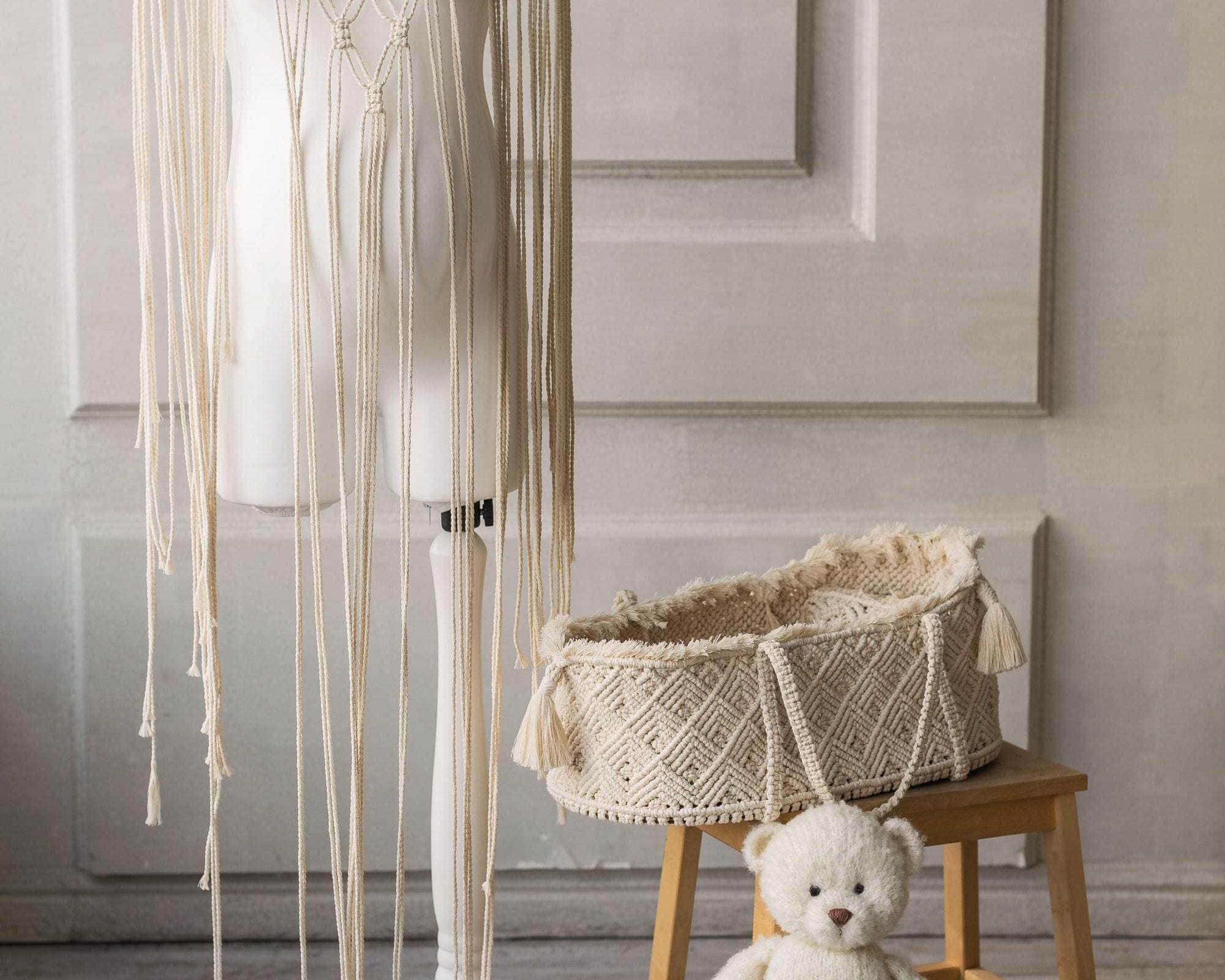 Festival Macrame Dress in Boho Style, Boho Macrame Festival Outfit Dress for Maternity Photoshoots, Maternity Dress in Macrame Style Boho