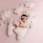 Newborn Unicorn Posing Toy, Newborn Animal Posing Pillow for Newborn Photography prop, Newborn Stuffed Animal Pillow, Newborn Unicorn Pillow