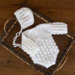 Newborn Knit Romper with Bonnet, Newborn Knitted Romper, Newborn Knitted Outfit Girl, Newborn Photography props, Newborn Coming Home Outfit