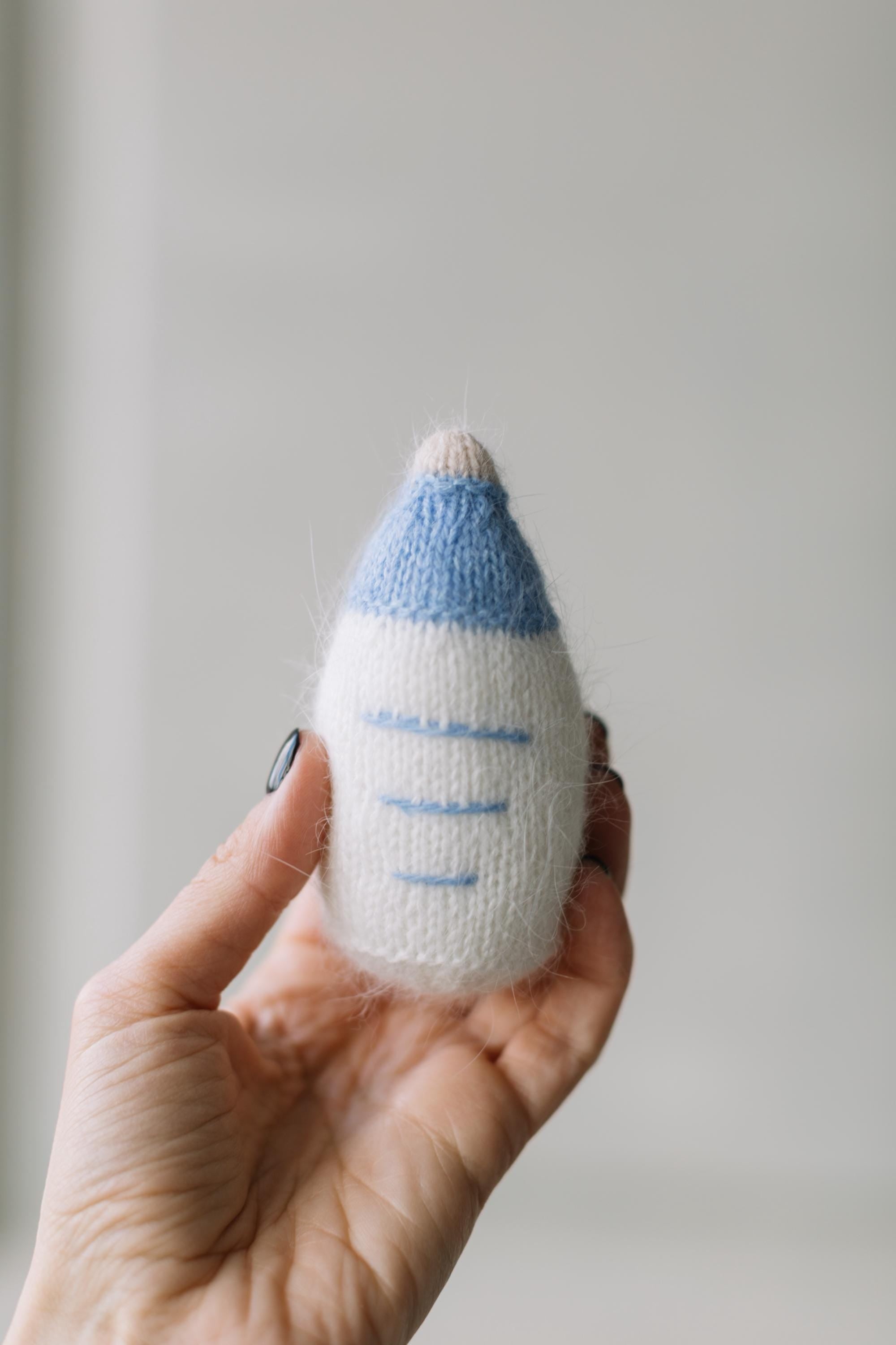 Newborn Milk Bottle Photo Props, Newborn Photography Props, Baby Milk Bottle Toy for Photography, Newborn Knit Photo Props, Baby Bottle Toy