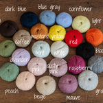 Angora Wool Baby Girl Beret Hat with Hearts – Valentine’s Day Outfit, Newborn Photography Prop