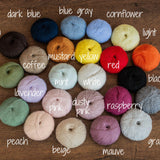 Angora Wool Baby Girl Beret Hat with Hearts – Valentine’s Day Outfit, Newborn Photography Prop