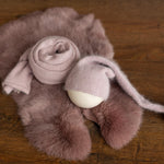 Dusty Pink Newborn Photography Props Set, Newborn Merino Wool Blanket, Newborn Knitted Wrap and Bonnet Set, Newborn Posing Pillow Props