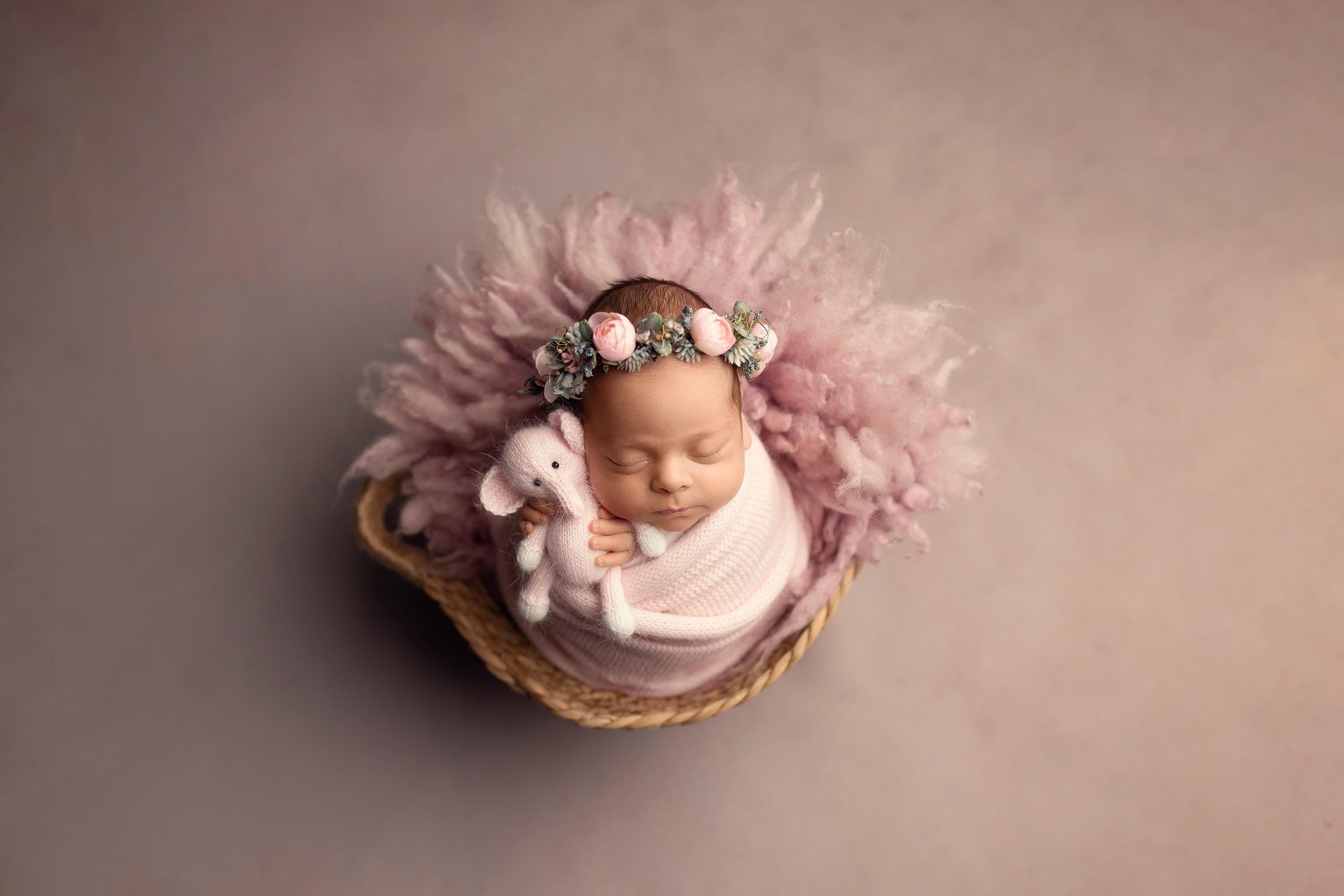 Newborn Elephant Toy for Birthday Gift, Elephant Photo Props, Elephant Crochet Toy, Newborn Photography Props, New Baby Gift Elephant Toy