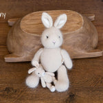 Newborn Knitted Bear Photography Props, Newborn Knit Rabbit Toy, Baby Bear Crochet Toy,Newborn Photography Prop, Knit Newborn Teddy Bear Toy