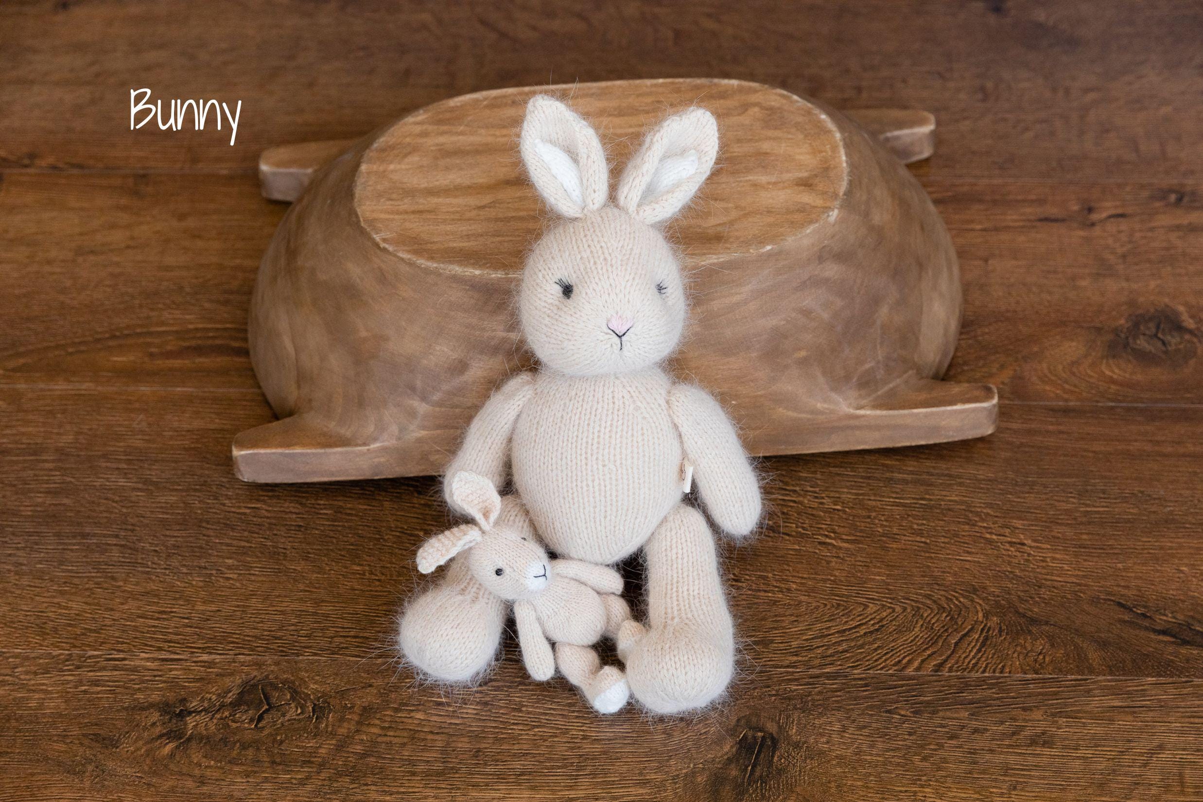 Newborn Knitted Bear Photography Props, Newborn Knit Rabbit Toy, Baby Bear Crochet Toy,Newborn Photography Prop, Knit Newborn Teddy Bear Toy