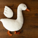 Newborn Goose Posing Toy, Newborn Animal Posing Pillow for Newborn Photography prop, Newborn Stuffed Animal Pillow, Baby Goose Pillow Toy