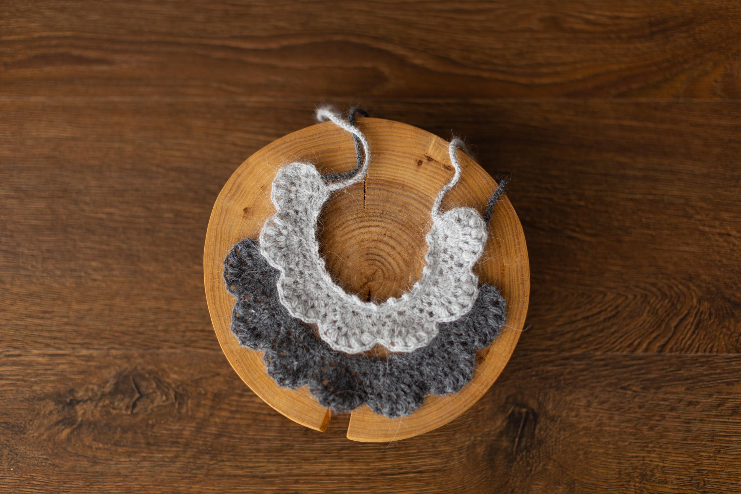 Baby Knitted Collar for Girl, Baby Girl Crochet Collars, Newborn Girl Outfit, Newborn Photography Props, Newborn Collar Accesories