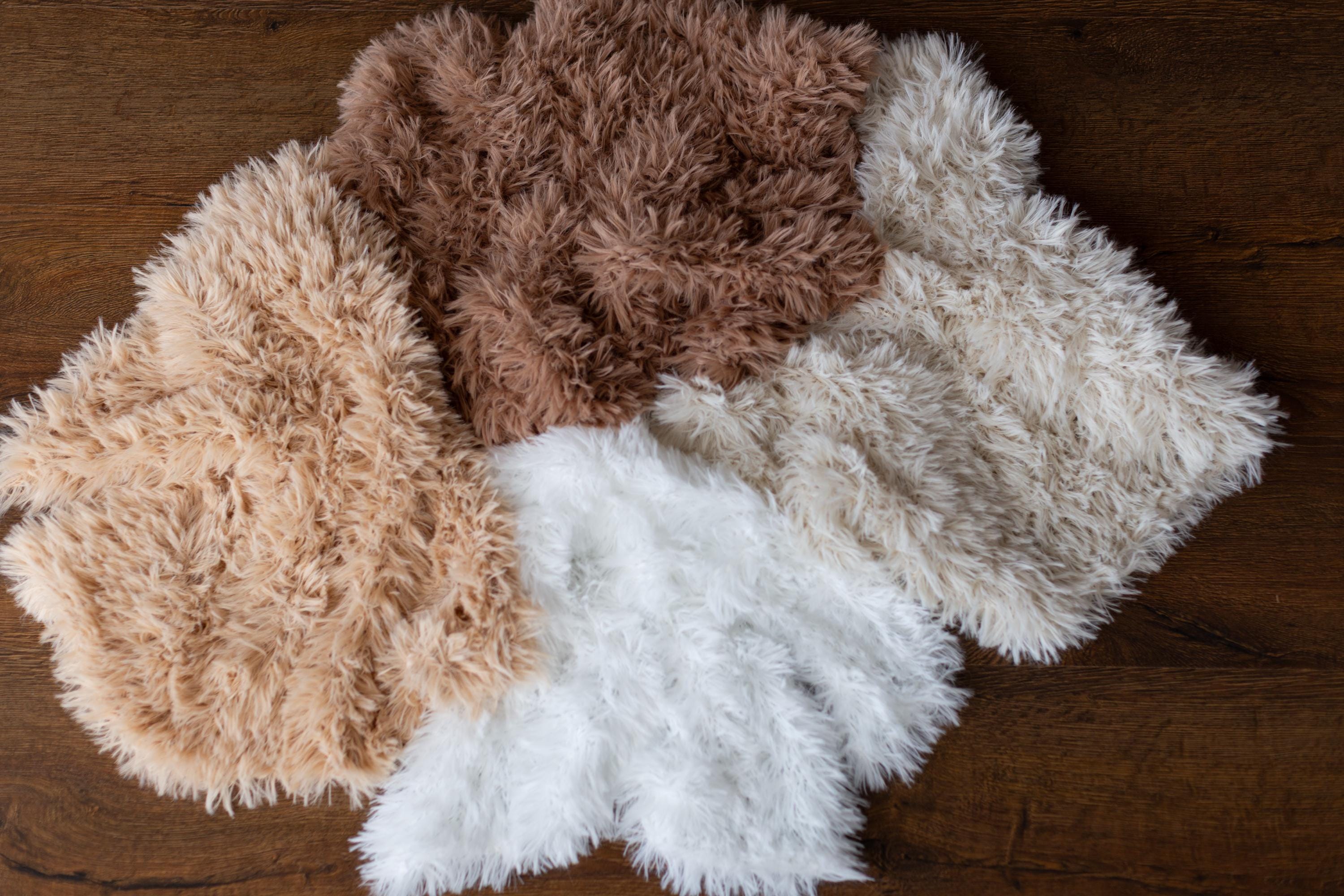 Fluffy Knitted Blanket for Newborn Photography Props, Knit Chunky Blanket Newborn, Newborn Knit Blanket, Newborn props for photography