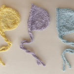 Newborn Bonnet and Wrap, Newborn Wraps for Photography Props, Newborn Boucle Blanket, Newborn Photo Outfit, Newborn Props for Photography