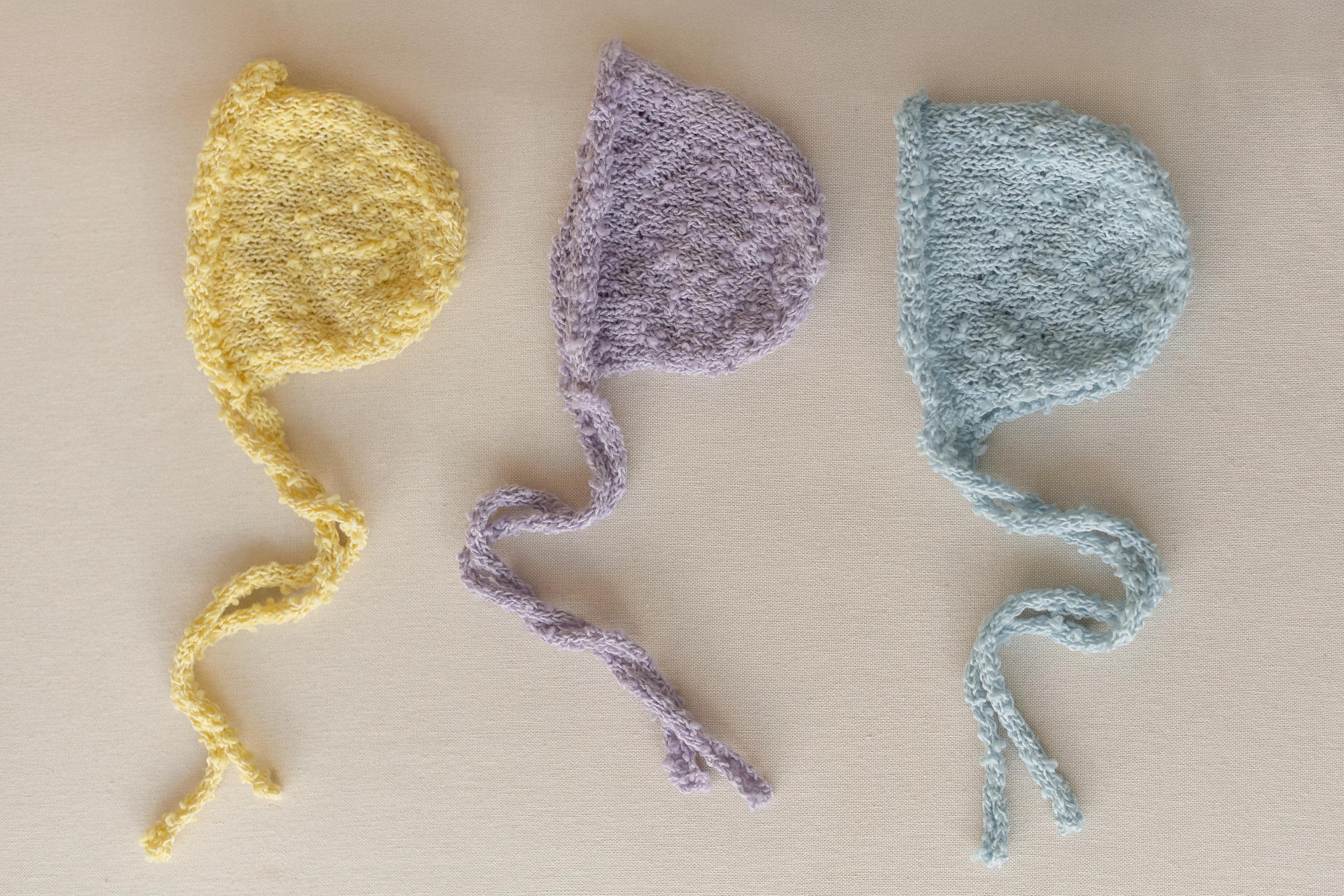 Newborn Bonnet and Wrap, Newborn Wraps for Photography Props, Newborn Boucle Blanket, Newborn Photo Outfit, Newborn Props for Photography