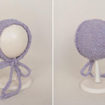 Newborn Bonnet and Wrap, Newborn Wraps for Photography Props, Newborn Boucle Blanket, Newborn Photo Outfit, Newborn Props for Photography